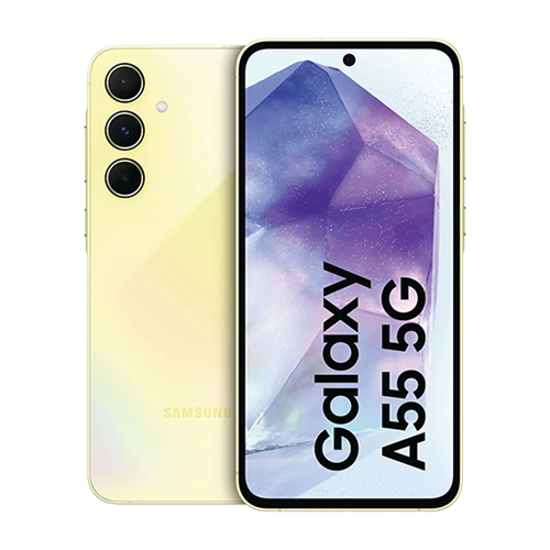 Samsung Galaxy A55 5G (256GB/lemon) Uden abonnement