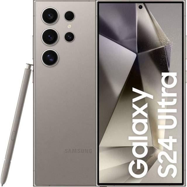 Samsung Galaxy S24 Ultra 5G (256GB/Titanium Grey) uden abonnement