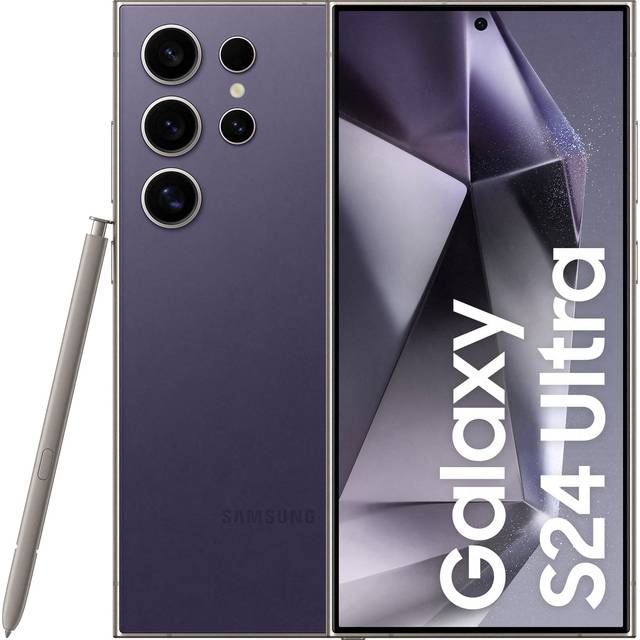 Samsung Galaxy S24 Ultra 5G (512GB/Titanium Violet) uden abonnement